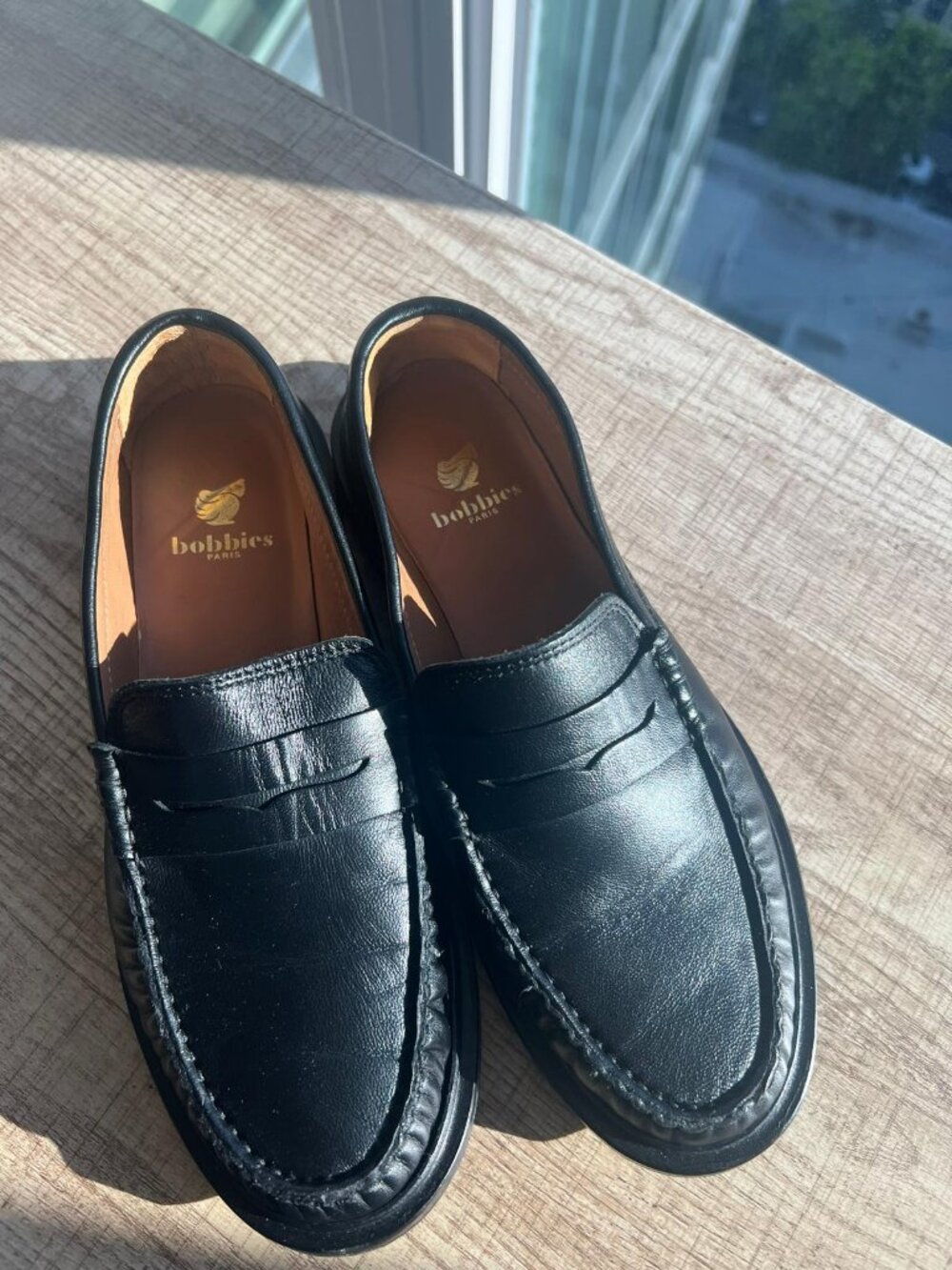 Bobbies black loafers - Jessie passion black